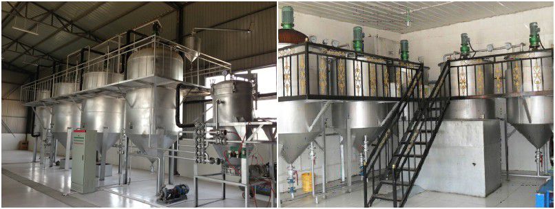 mini soybean oil refinery machine