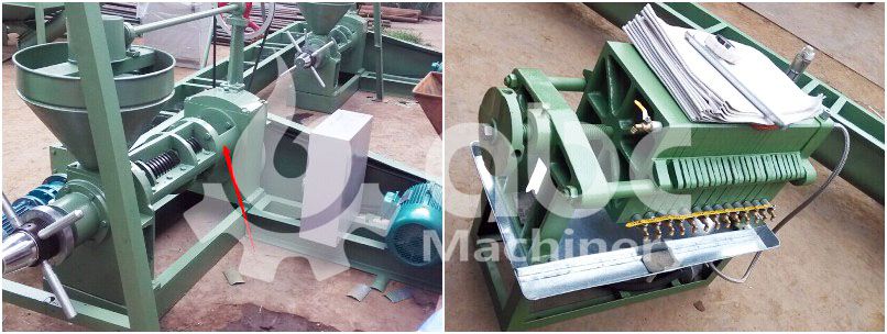 niger seed oil press and filter press