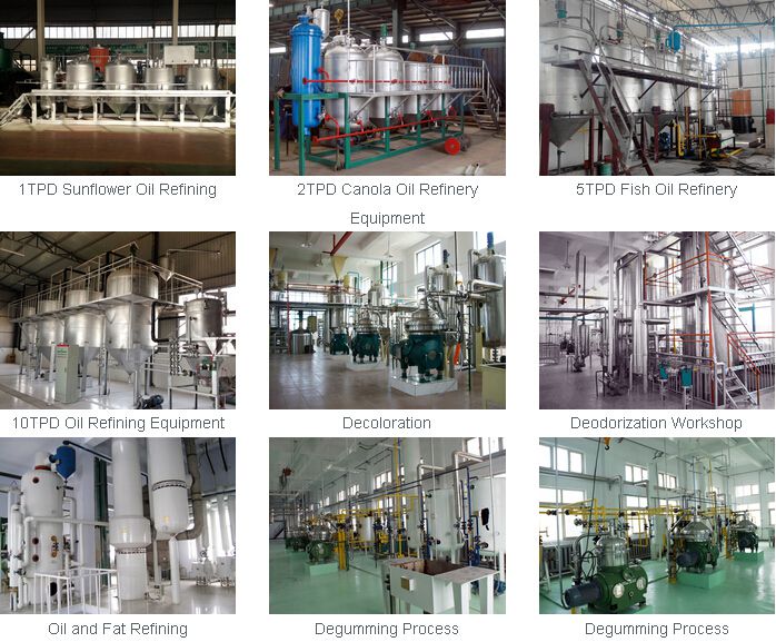 oil refining factory