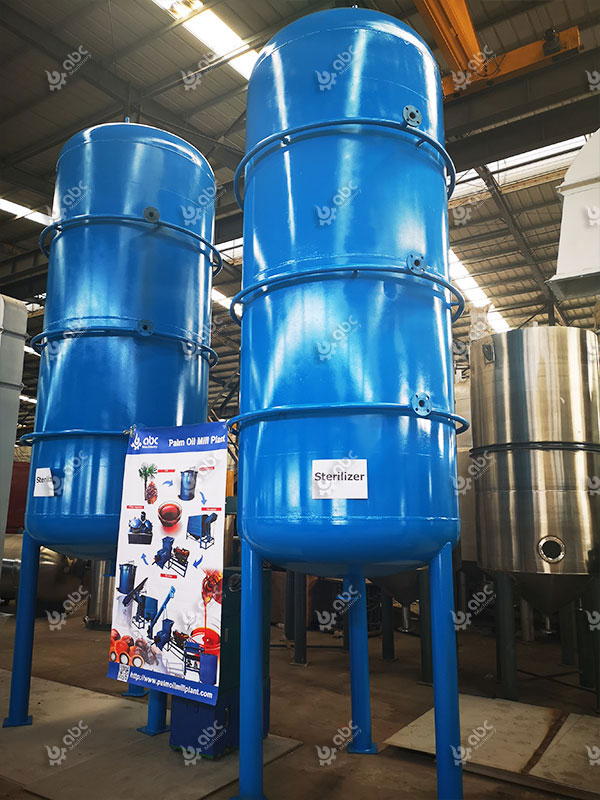 palm fruit sterilizer for small scale palm oil manufacturing