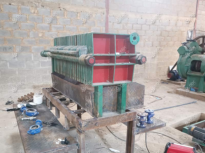 palm oil filter machine in palm oil mill plant