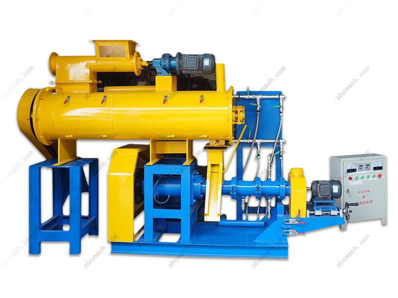 pet food processing extruder for dog and cat