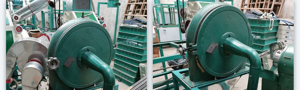centrifugal fans on the pneumatic conveying circuit of the maize milling line