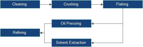 process of soybean oil plant