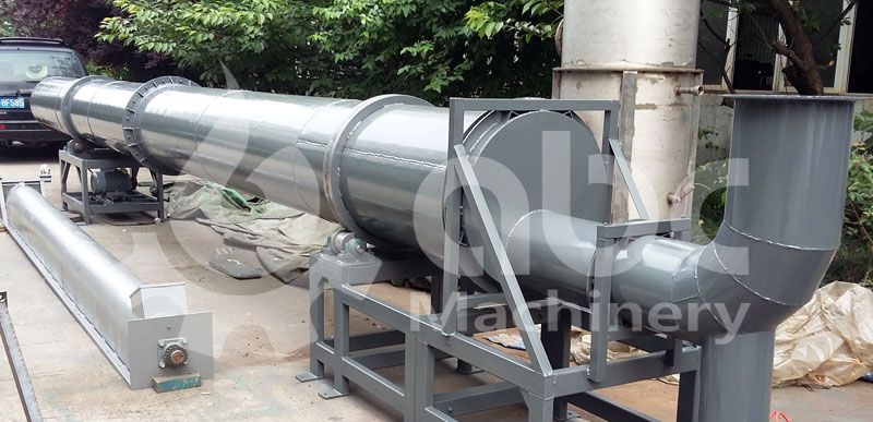 rotary dryer equipment for 2 ton per hour biofuel briquette plant