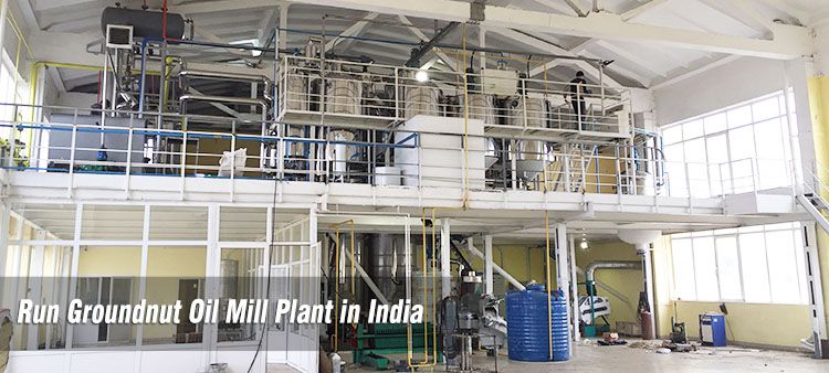 run grounnut oil processing plant in India