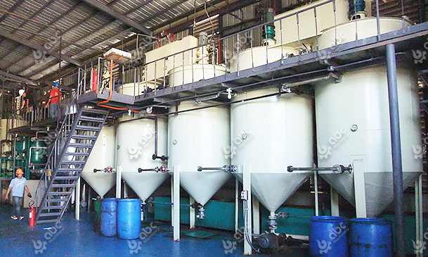medium scale edible oil refining plant at factory price