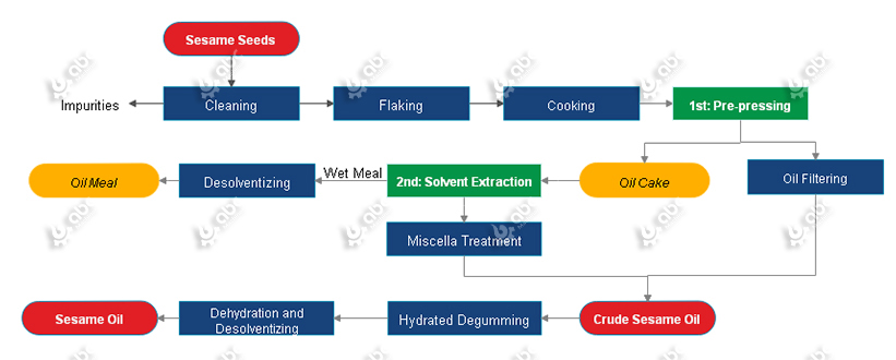 sesame oil extraction and refining process