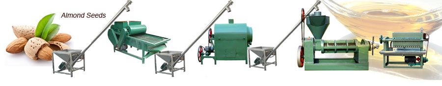 small almond oil pressing line