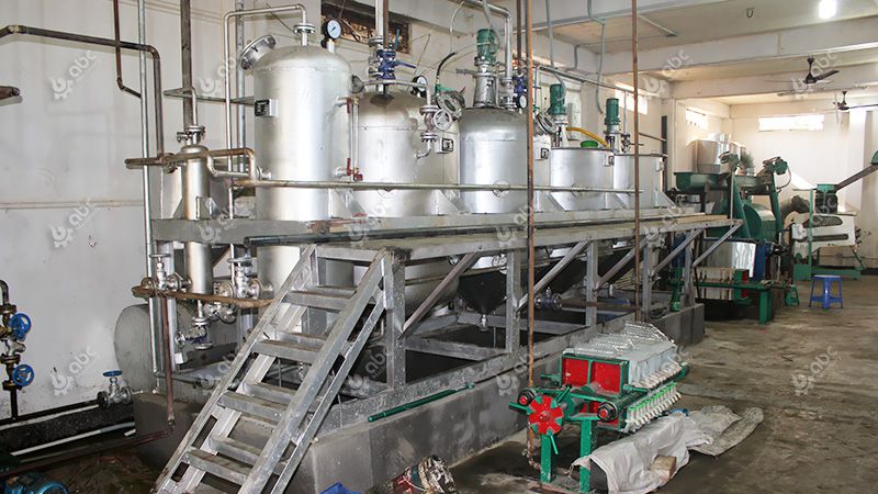 small edible oil refining plant for sale
