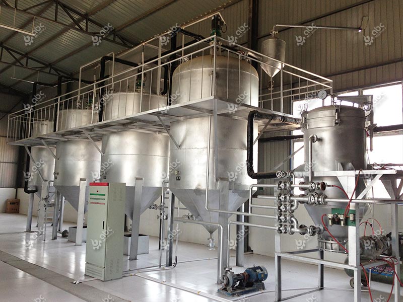 low cost palm oil refining plant at factory price
