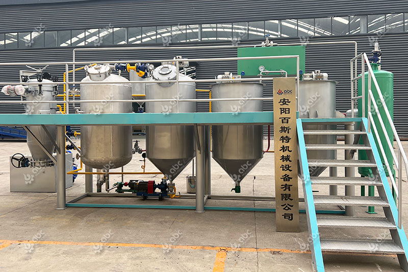 small grape seed oil refining line