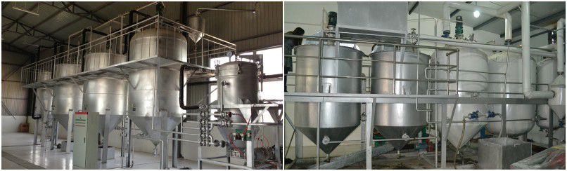 small jatropha seed oil refinery machine