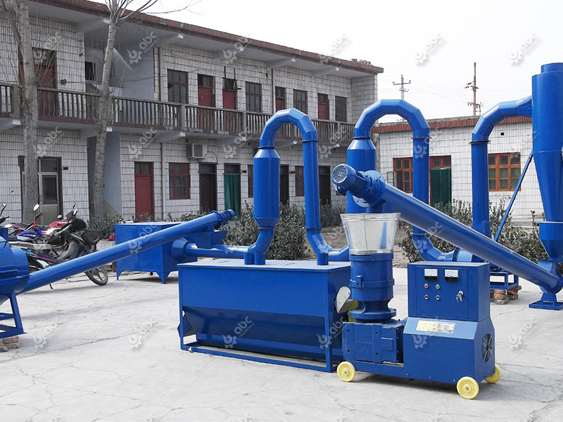 scale scale wood pelletizing plant for business