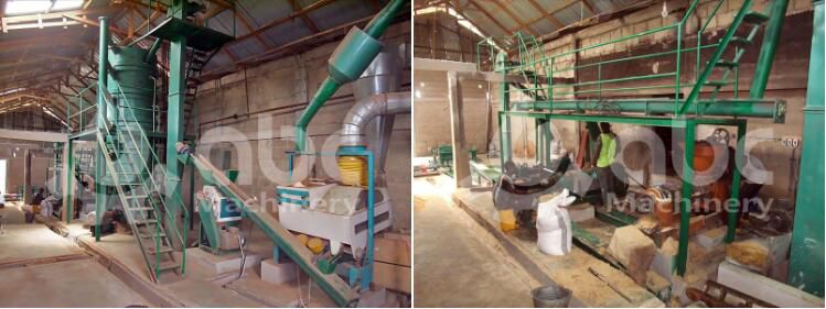 small soybean oil plant built in Ghana