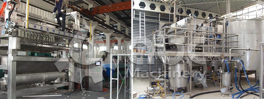 Stainless Steel Edible Oil Filtration Equipment in Factory