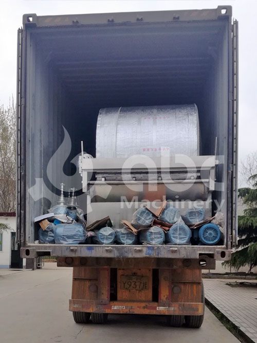 starch extraction equipment finished loading