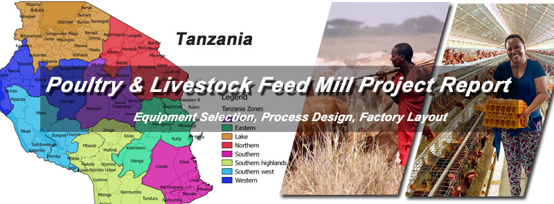 set up commercial animal feed production line in Tanzania for business