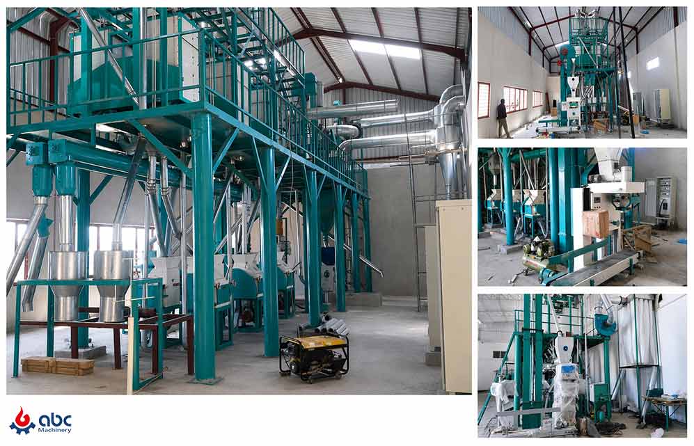 50tpd grain flour mill plant in Zambia cost