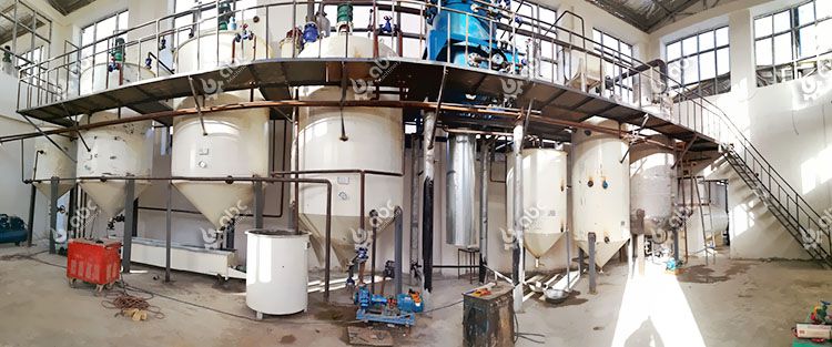 low cost vegetablel oil refinery machinery for sale