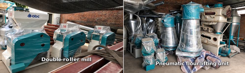 pneumatic flour lifting unit of wheat flour milling line