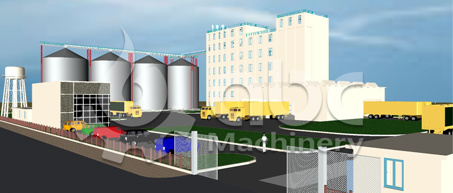 wheat flour milling plant layout