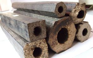 wood briquettes