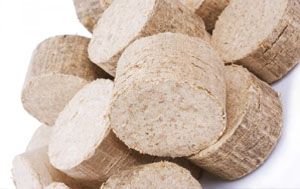 wood briquettes