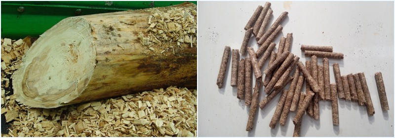 wood pellets